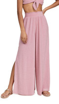 MSRP $225 Ramy Brook Womens Knit Athena Pants Pink Size Large - £50.58 GBP