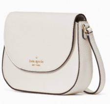 NWB Kate Spade Leila Mini Flap Crossbody Parchment Leather WLR00396 Gift... - £86.72 GBP