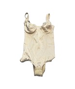 Underscore Bodysuit Women&#39;s 36 Beige Stretch Classic Fit Adjustable Stra... - $14.50