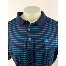 Pringle Bob O Link Highland Park Polo Golf Shirt Striped Cotton Mens Size Large - £17.27 GBP