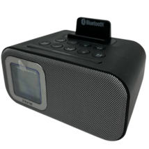 iHome IBT22A Dual Alarm Clock Bluetooth Stereo Speaker USB Charging FM Radio - £17.47 GBP