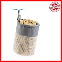 Ventilated Clothespin Storage Bag with Multiple Hanging Options - Durabl... - $460.63 MXN