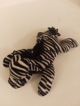 Ty Beanie Babies Ziggy the Zebra 8&quot; Long Retired NM With Tush Tag Only - £7.82 GBP