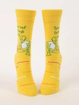Blue Q Women's Socks -  Turns Out I’m Tough As Sh*t Yellow Novelty Funny... - $13.85