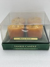 Yankee Candle Samplers Votive Candles 4 Pack MAPLE SUGAR Farmers Market NEW - $18.49