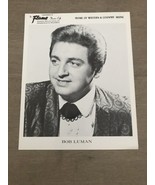 Vintage Bob Luhman Glossy Promotional Press Photo 8x10 Country &amp; Western - £6.43 GBP