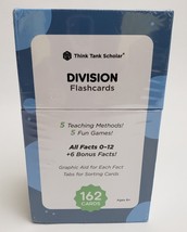 Think Tank Scholar Division Flashcard 162 Cards New Sealed age 8+ - £15.49 GBP