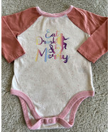 Dave Matthews Band Eat Drink Be Merry Pink Long Sleeve One Piece 12 months - $8.87 CAD