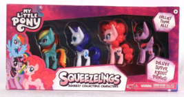 Forever Clever My Little Pony Squeezelings 4 Ct Collectible Characters Figures - £22.95 GBP