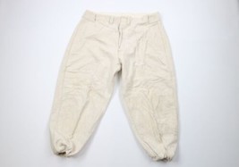 Vintage 40s 50s Mens Size 34 Distressed Wool Baseball Uniform Pants Gray... - £108.85 GBP