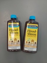 (2) Minwax Wood-Sheen Rubbing Stain &amp; Finish Water Based 12oz Discontinu... - $43.52