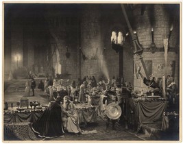 *Douglas Fairbanks In Robin Hood (1922) Richard The Lion-Hearted Hosts Banquet - £39.31 GBP