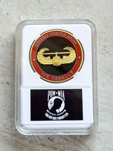 Army Air Assault Us Army Challenge Coin With Case Pow - Mia - £11.15 GBP