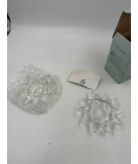 Partylite Flaming Star Tealight Pair P8680 Opened Box Unused - $16.70