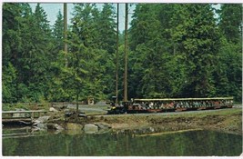 Postcard Miniature Train Stanley Park Vancouver BC - $2.96