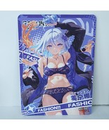 Furina Fashion Waifu Card Anime Girl Wall Art Double Sided Oversized Boa... - $428.96 MXN