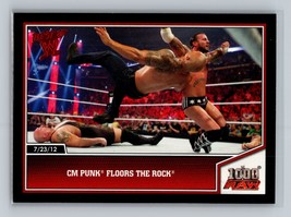 CM Punk Floors The Rock #35 2013 Topps Best of WWE - £1.38 GBP