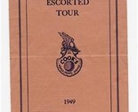 Thos. Cook &amp; Son European Escorted Tour Membership List 1949 S S Queen M... - $27.72