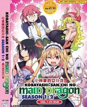 Dvd English Dub KOBAYASHI-SAN Chi No Maid Dragon Season 1 + 2 (Vol. 1 - 25 End) - £32.04 GBP