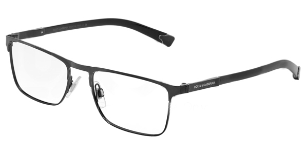 Primary image for Dolce & Gabbana Eyeglasses Frames DG 1259 01 Black 55-17 