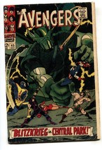 The Avengers #45 - 1967 Comic Book Captain America Goliath Marvel - $37.59