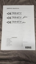 KORG TRINITY MUSIC WORKSTATION DRS PLUS PRO SERVICE MANUAL - $17.99