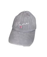 Mama Heart Love Hat Baseball Cap Adjustable Clasp Faded Green - $106.88 MXN