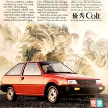 1987 Mitsubishi Colt Japanese Advertisement Vintage Automobilia HM2S - $24.99