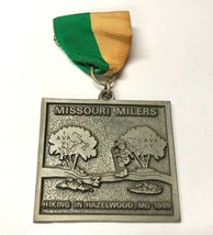 Missouri AVA IVV Volksmarch Medal Award Trekkers Hiking 1989 Hazlewood M... - £7.13 GBP