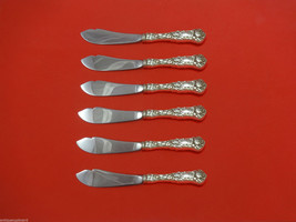 Bridal Rose by Alvin Sterling Silver Trout Knife Set 6pc HHWS  Custom Made - £480.20 GBP
