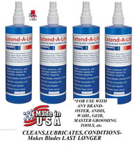 4-EXTEND A Life Clipper Blade Care Rinse Cl EAN Er Spray Wash Lube*For Oster,Andis - £31.44 GBP
