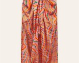 Dress Forum Women&#39;s Disco Animal Vacay Skirt Orange Mirage - $38.00