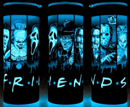 Glow in the Dark Horror Friends Michael Meyers - Freddy - Jason Cup Mug ... - £17.87 GBP