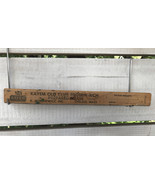 Vtg Chelsea Mass. Kayem Meats K. Monkiewicz Advertising Wood 12&quot; Ruler W... - $16.61