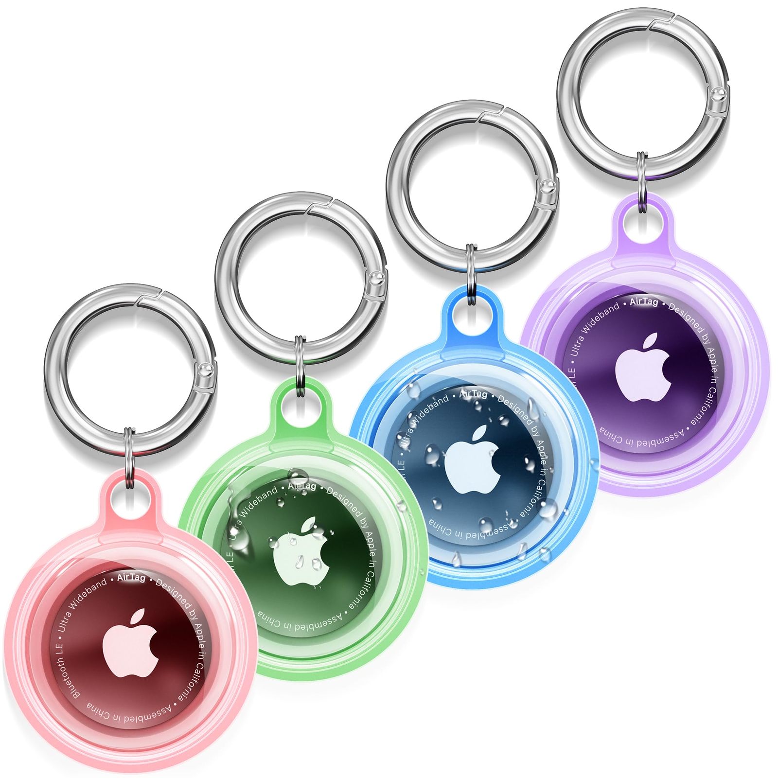 4 Pack for Airtag Holder, Compatible with Apple AirTag Holder, Waterproof Air T