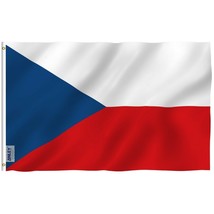 Anley Fly Breeze 3x5 Foot Czech Flag - Czechia National Flags Polyester 3 X 5 Ft - £5.53 GBP