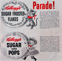 1953 Kellogg&#39;s Frosted Flakes Advertisement Wild Bill Hickok Cereal F15S - €25,73 EUR