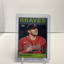 2023 Topps Chrome Lids Mitchell &amp; Ness SP #64-5 Austin Riley - Atlanta Braves - £5.40 GBP