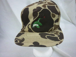 trucker hat baseball cap CAMOUFLAGE DUCK retro snapback cool cloth rare - £31.36 GBP