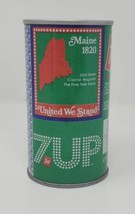 1970&#39;s 12 oz Steel 7UP Maine 1820 Edition Empty Soda Pop Can BC5-2 - £18.08 GBP