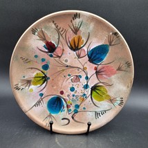 Beautiful MCM Mid Century California Cloisonne Enamel Copper Plate Hand Painted - £78.94 GBP