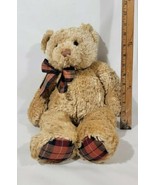 GUND Brown Teddy Bear Plaid Classic Plush Bear - £15.53 GBP