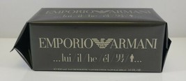 Emporio Armani Men 100ml 3.4 Oz Eau De Toilette Spray New Sealed Box  - £59.35 GBP