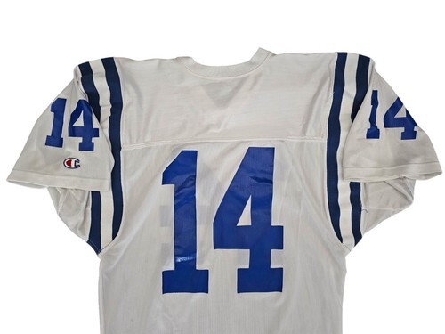 Vtg 1990s Indianapolis Colts  #14 Game Issued White Jersey Sz XL Mint Condition Item image 5