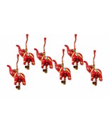 Elephant Bell Decorative Hanging Layer Set of 6 (RED)  - $72.04