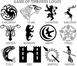 Game of Thrones Vinyl Decal Sticker Car Window Targaryen Greyjoy Stark L... - £3.68 GBP+