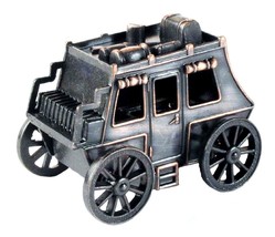 Old Time Stagecoach Die Cast Metal Collectible Pencil Sharpener - $149.26 MXN