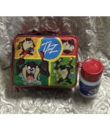 Looney Tunes Tasmanian Devil TAZ Lunchbox w/Thermos Soft Sides 1999 NWT - $27.06 CAD