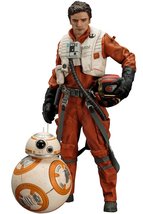 Star Wars SW122 Poe Dameron and BB-8&quot; Artfx Plus Statue - £91.41 GBP