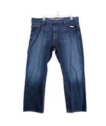 Vtg Y2K Nautica Relaxed Fit Jeans Men&#39;s 42x30 100% Cotton Dark Wash Stra... - €21,48 EUR